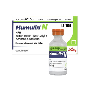 Humulin N 100 units